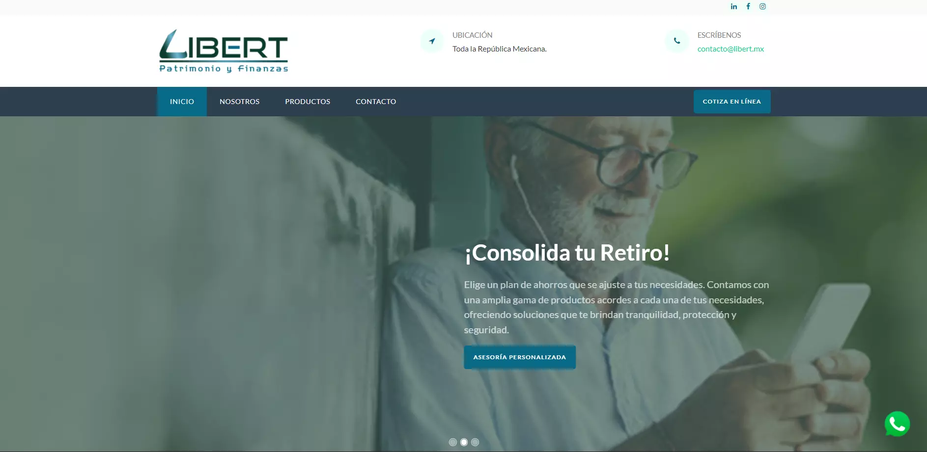 libert.mx — Rediseño del sitio